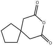 3,3-Tetramethyleneglutaric anhydride Structure