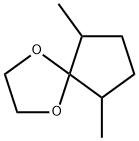 1,4-Dioxaspiro[4.4]nonane,  6,9-dimethyl- Structure
