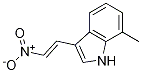 1H-Indole, 7-Methyl-3-(2-nitroethenyl)- Structure