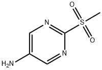 2-(METHYLSULFONYL)PYRIMIDIN-5-AMINE,56621-92-2,结构式