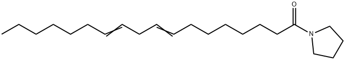 1-(1-Oxo-8,11-octadecadienyl)pyrrolidine Struktur