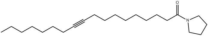 1-(1-Oxo-10-octadecynyl)pyrrolidine Struktur