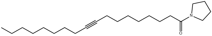 1-(1-Oxo-9-octadecynyl)pyrrolidine 结构式