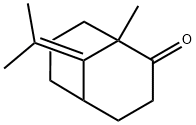 1-Methyl-9-(1-methylethylidene)bicyclo[3.3.1]nonan-2-one,56630-95-6,结构式