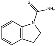 インドリン-1-カルボチオアミド 化学構造式