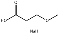 sodium 3-methoxypropanoate 结构式