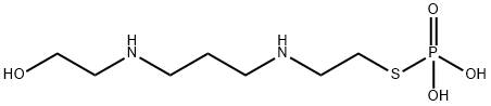 2-[3-(2-hydroxyethylamino)propylamino]ethylsulfanylphosphonic acid Structure