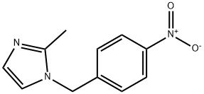 2-甲基-1-(4-硝基苄基)-1H-咪唑 结构式