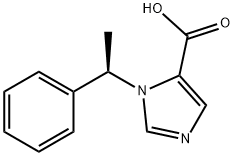 (R)-(+)-1-(1-PHENYLETHYL)-1H-IMIDAZOLE-5-CARBOXYLIC ACID Struktur