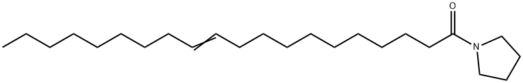 Pyrrolidine, 1-(1-oxo-11-eicosenyl)- Structure