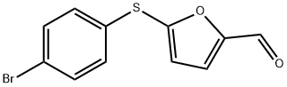 5-[(4-BROMOPHENYL)SULFANYL]-2-FURALDEHYDE Structure