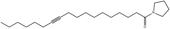 1-(1-Oxo-11-octadecynyl)pyrrolidine 结构式