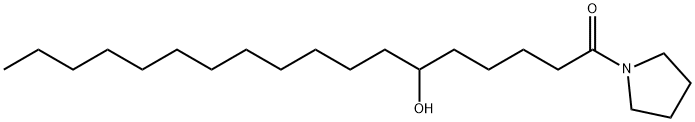 1-(6-Hydroxystearoyl)pyrrolidine Structure