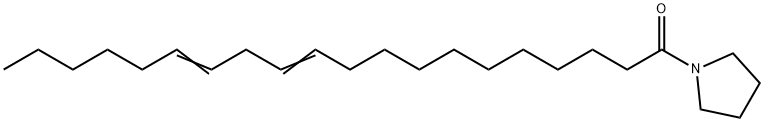 1-(1-Oxo-11,14-icosadienyl)pyrrolidine Structure