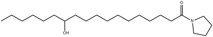 1-(12-Hydroxystearoyl)pyrrolidine Structure