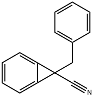 7-(Phenylmethyl)bicyclo[4.1.0]hepta-1,3,5-triene-7-carbonitrile Structure