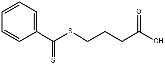 4-[(Phenylthioxomethyl)thio]butyric acid Structure
