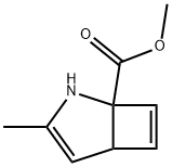 3-Methyl-2-azabicyclo[3.2.0]hepta-3,6-diene-1-carboxylic acid methyl ester Structure