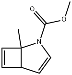 1-Methyl-2-azabicyclo[3.2.0]hepta-3,6-diene-2-carboxylic acid methyl ester Structure