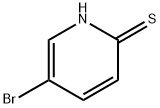 3-ブロモ-6-メルカプトピリジン 化学構造式