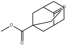 4-氧代金刚烷-1-羧酸甲酯 结构式