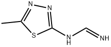 Methanimidamide,  N-(5-methyl-1,3,4-thiadiazol-2-yl)- Structure