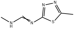 Methanimidamide,  N-methyl-N-(5-methyl-1,3,4-thiadiazol-2-yl)- Struktur