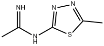 Ethanimidamide,  N-(5-methyl-1,3,4-thiadiazol-2-yl)- Struktur