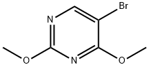 5-ブロモ-2,4-ジメトキシピリミジン 化学構造式