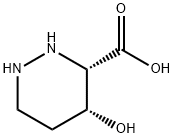 3-Pyridazinecarboxylic acid, hexahydro-4-hydroxy-, (3S,4R)- (9CI) 化学構造式