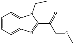 Ethanone, 1-(1-ethyl-1H-benzimidazol-2-yl)-2-methoxy- (9CI) Structure