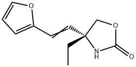 2-Oxazolidinone,4-ethyl-4-[2-(2-furanyl)ethenyl]-,(4R)-(9CI) Struktur