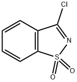 3-氯-1,2-苯并异噻唑-1,1-二氧化物,567-19-1,结构式