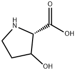 3-ヒドロキシ-L-プロリン 化学構造式