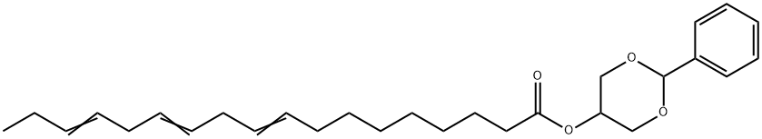 9,12,15-Octadecatrienoic acid 2-phenyl-1,3-dioxan-5-yl ester,56700-76-6,结构式