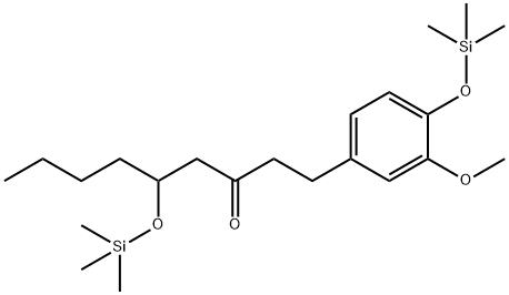 1-[3-Methoxy-4-[(trimethylsilyl)oxy]phenyl]-5-[(trimethylsilyl)oxy]-3-nonanone Structure