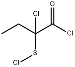 2-Chloro-2-(chlorothio)butanoyl chloride Structure