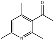 3-アセチル-2,4,6-トリメチルピリジン 化学構造式
