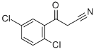 2,5-二氯苯甲酰基乙腈,56719-08-5,结构式
