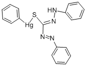 56724-82-4 フェニル（フェニルジアゼンカルボチオ酸2-フェニルヒドラジダート）水銀