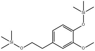 [2-Methoxy-4-[2-[(trimethylsilyl)oxy]ethyl]phenoxy]trimethylsilane Structure