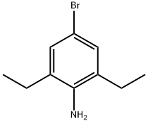 4-ブロモ-2,6-ジエチルアニリン 化学構造式