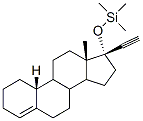 Trimethyl[[(17R)-19-norpregn-4-en-20-yn-17-yl]oxy]silane 结构式