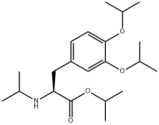 3-(1-Methylethoxy)-N,O-bis(1-methylethyl)-L-tyrosine 1-methylethyl ester Struktur