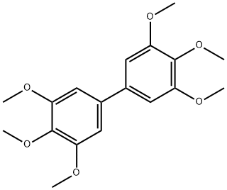 3,3',4,4',5,5'-Hexakismethoxy-1,1'-biphenyl Structure