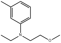 N-ethyl-N-(2-methoxyethyl)-m-toluidine Structure