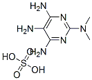 N2,N2-dimethylpyrimidine-2,4,5,6-tetramine, sulfuric acid 化学構造式