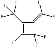 4-(Difluoromethylene)-2,3,3-trifluoro-1-(trifluoromethyl)cyclobutene,5680-05-7,结构式