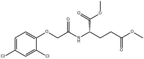 N-[(2,4-Dichlorophenoxy)acetyl]-L-glutamic acid dimethyl ester Struktur