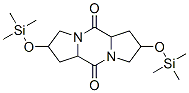 Octahydro-2,7-bis[(trimethylsilyl)oxy]-5H,10H-dipyrrolo[1,2-a:1',2'-d]pyrazine-5,10-dione Structure